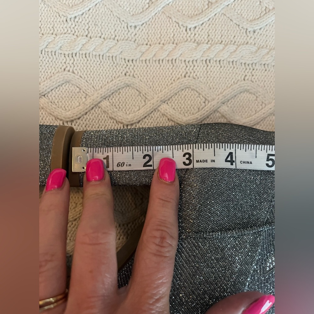 New! MIA Brand “Gypsie” style Gray Sparkle Western Boots Women’s size 8 - Picture 7 of 13